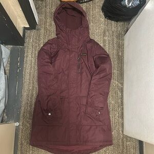 Columbia warm thermal burgundy jacket coat